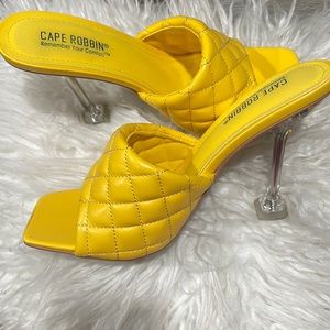 Hot yellow shoes